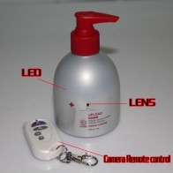 Shampoo Bottle Hidden Camera 720P HD DVR Waterproof Pinhole Spy Camera 16GB Internal Memory